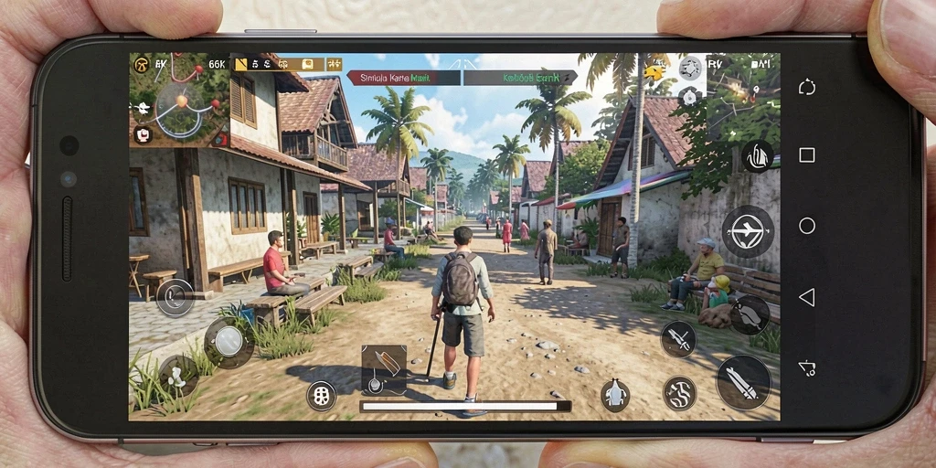 Tampilan gameplay <strong>66K</strong> yang realistis dan interaktif.