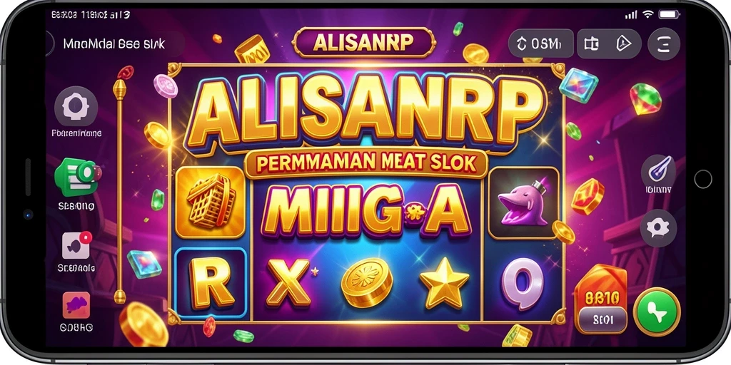 Tampilan gameplay Slot yang mendebarkan dari ALISANRP.
