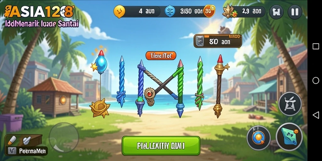Screenshot gameplay menunjukkan keseruan bermain ASIA128.