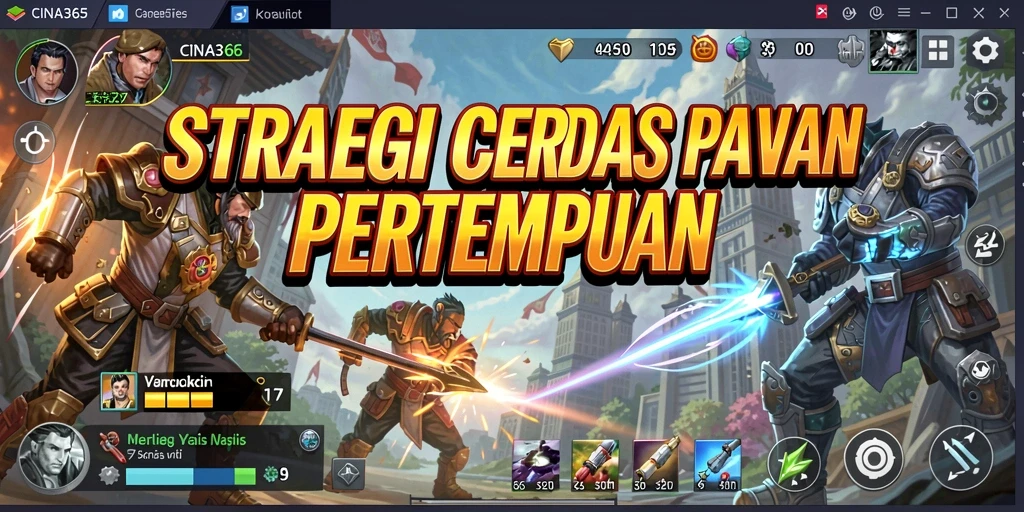 Tampilan dinamis dari pertempuran strategi di CINA365.