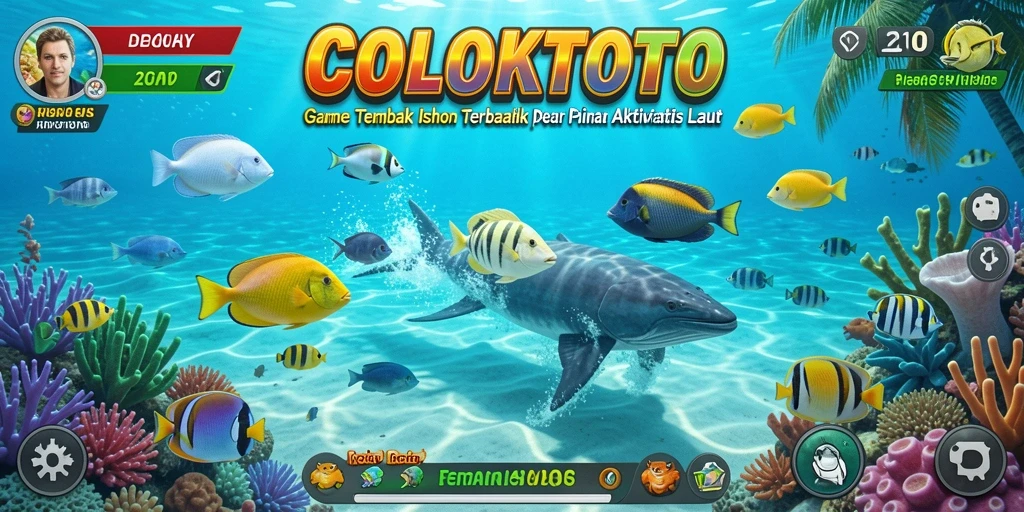 Tampak menarik dari gameplay seru COLOKTOTO yang menembak ikan.