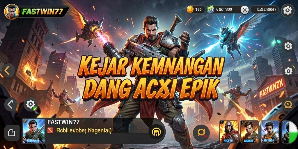 Tampilan gameplay seru di FASTWIN77 dengan aksi mendebarkan.