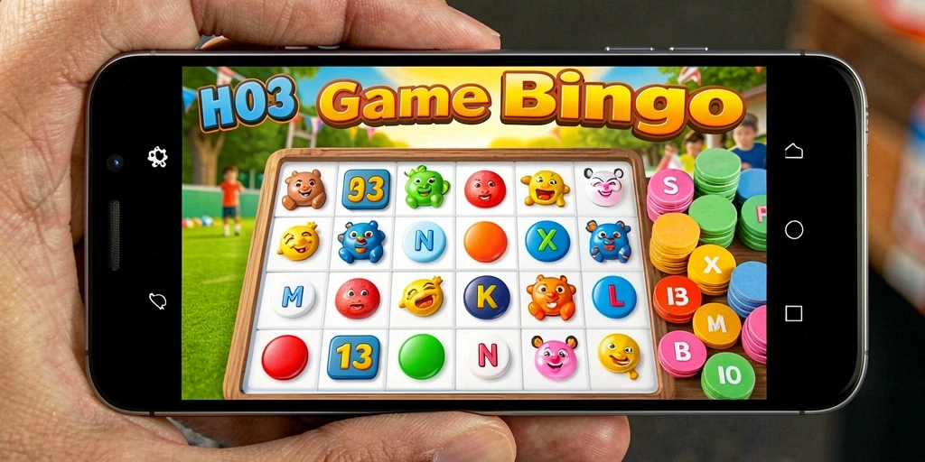Screenshot gameplay H03 yang menampilkan keseruan bermain Bingo.
