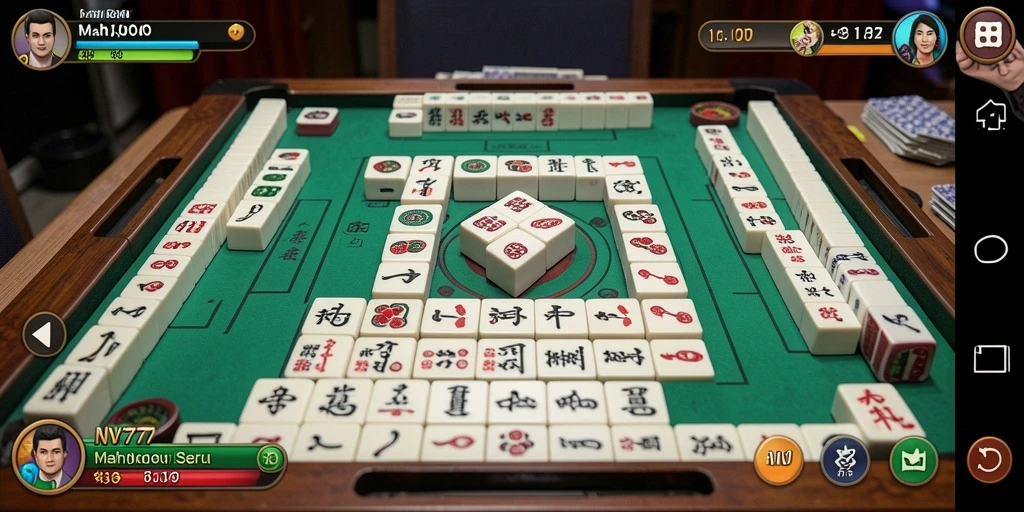 Tampilan gameplay NV77 yang menampilkan tantangan Mahjong yang menarik.