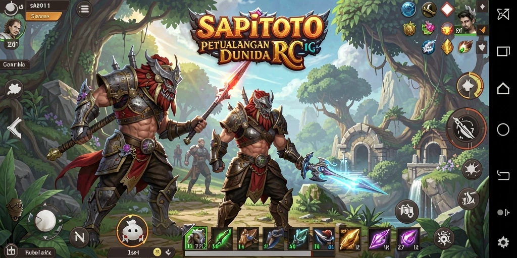 Tampilan gameplay menakjubkan dari SAPITOTO yang penuh petualangan.