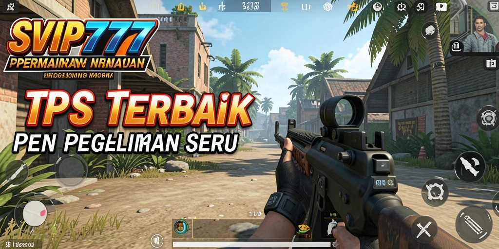 Screenshot permainan SVIP777 menampilkan aksi tembak yang intens.