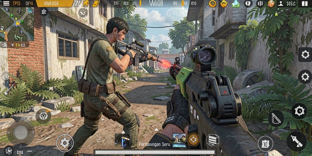 Tampilan gameplay <strong>VM108</strong> yang mendebarkan dan penuh aksi.